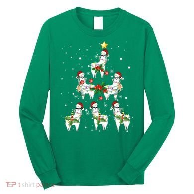 Christmas Llama - Llama_s Christmas Tree Long Sleeve Shirt