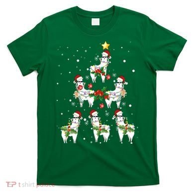 Christmas Llama - Llama_s Christmas Tree T-Shirt