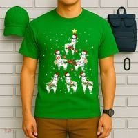 Christmas Llama - Llama_s Christmas Tree T-Shirt thumb 6