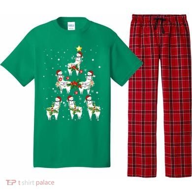 Christmas Llama - Llama_s Christmas Tree Pajama Set