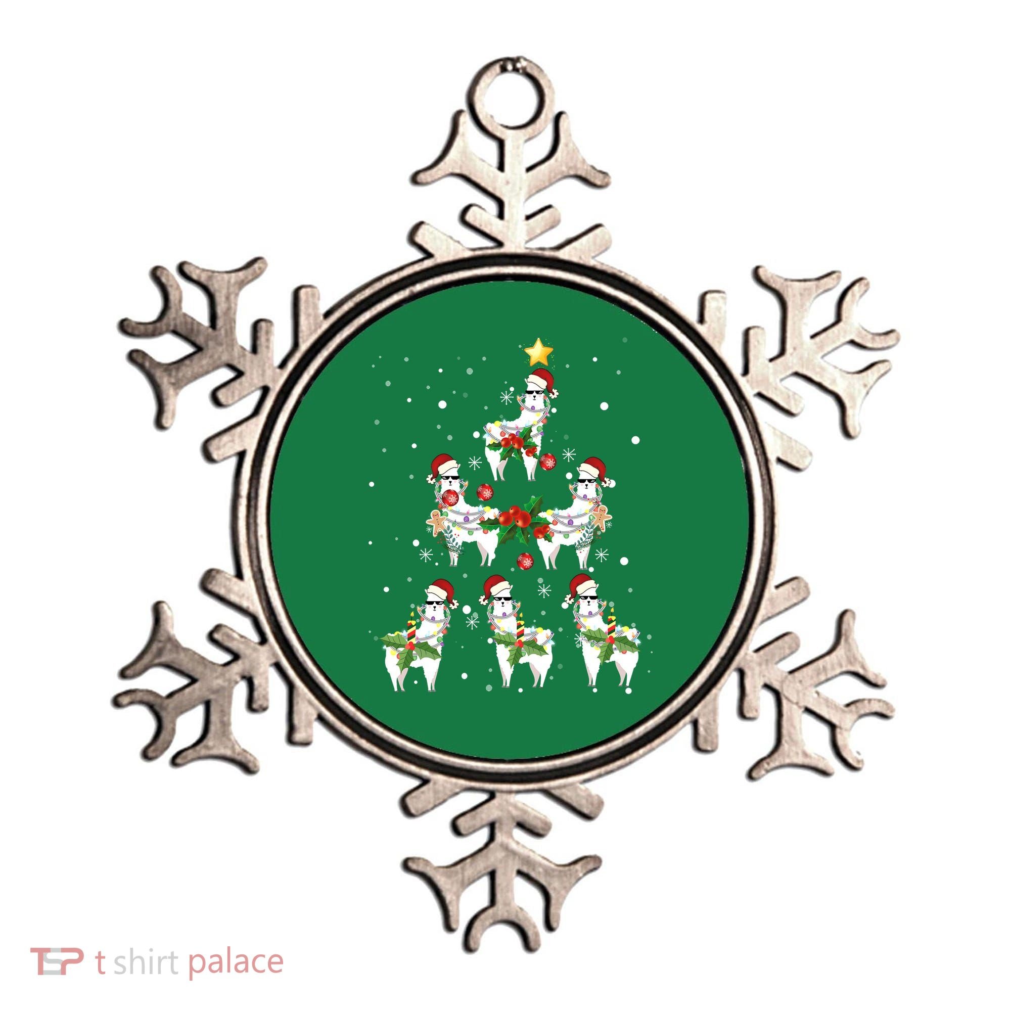 Christmas Llama - Llama_s Christmas Tree Ornament