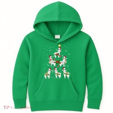 Christmas Llama - Llama_s Christmas Tree Kids Hoodie