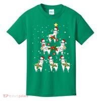 Christmas Llama - Llama_s Christmas Tree Kids T-Shirt thumb 0
