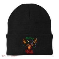 Christmas Lights Moose Merry Christmoose Beanie thumb 0