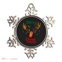 Christmas Lights Moose Merry Christmoose Ornament thumb 0