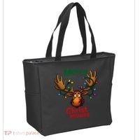 Christmas Lights Moose Merry Christmoose Tote Bag thumb 2