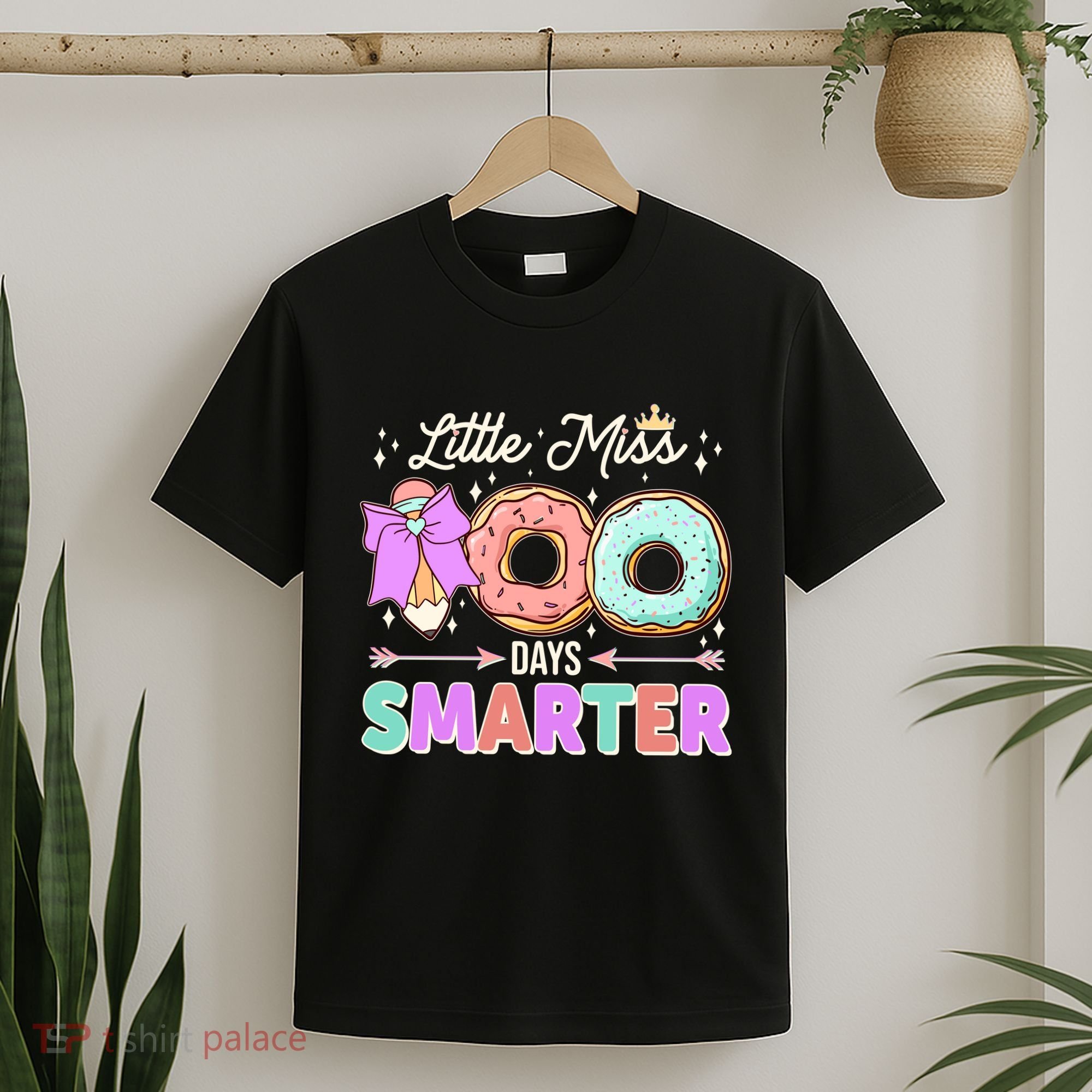 Cute Little Miss 100 One Hundred Days Smarter T-Shirt
