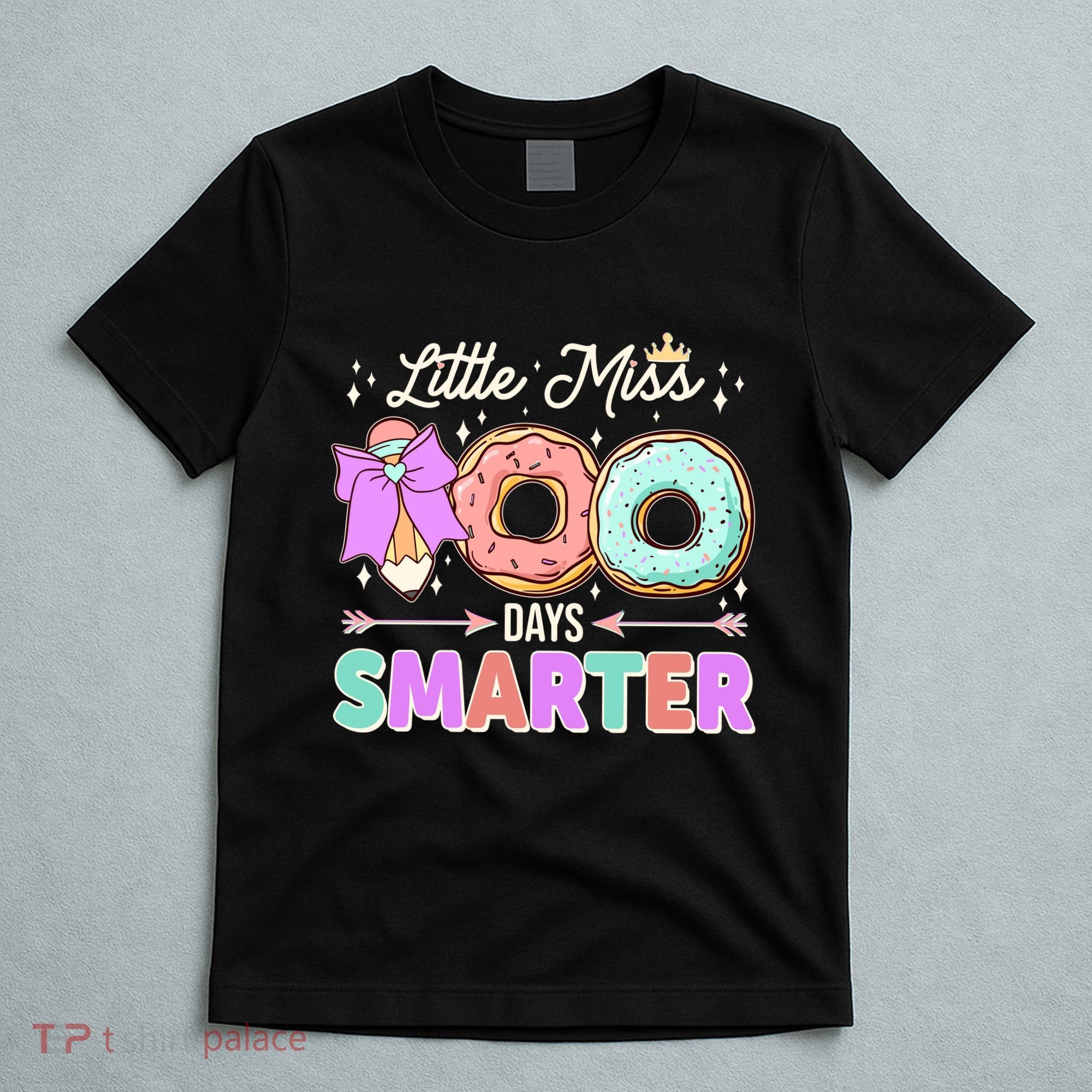Cute Little Miss 100 One Hundred Days Smarter T-Shirt