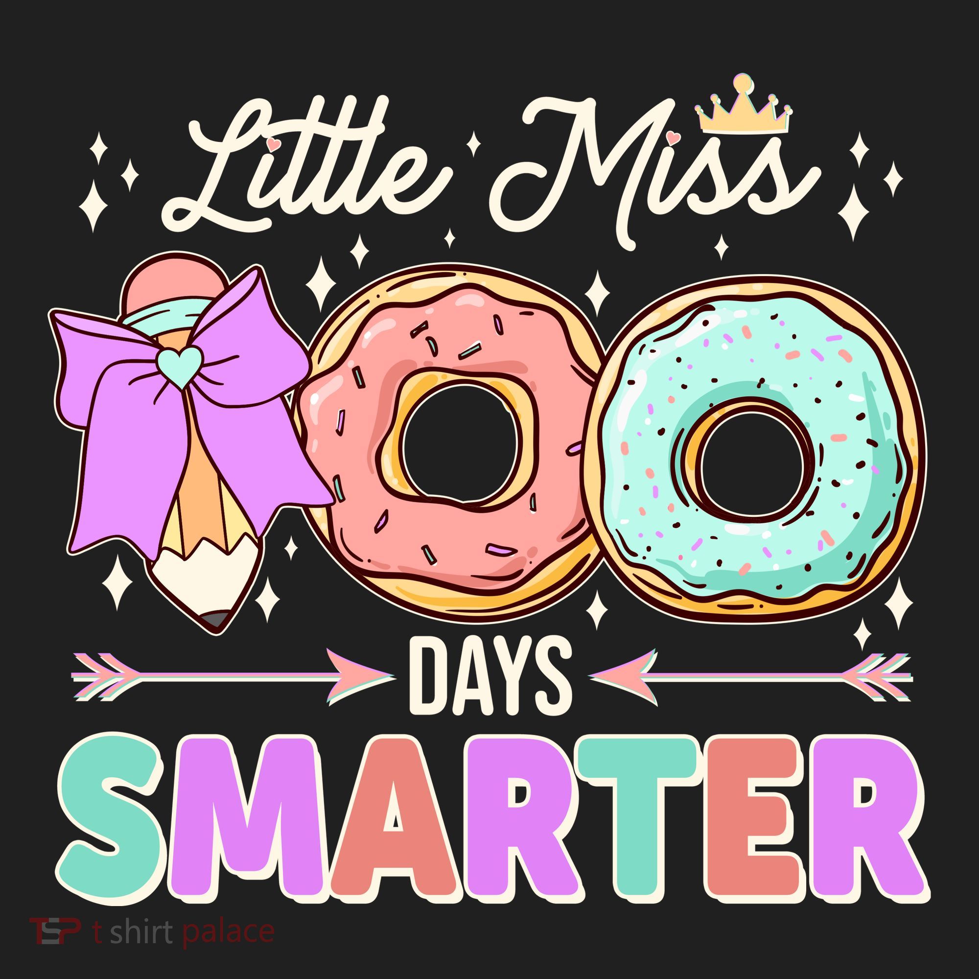 Cute Little Miss 100 One Hundred Days Smarter Beanie