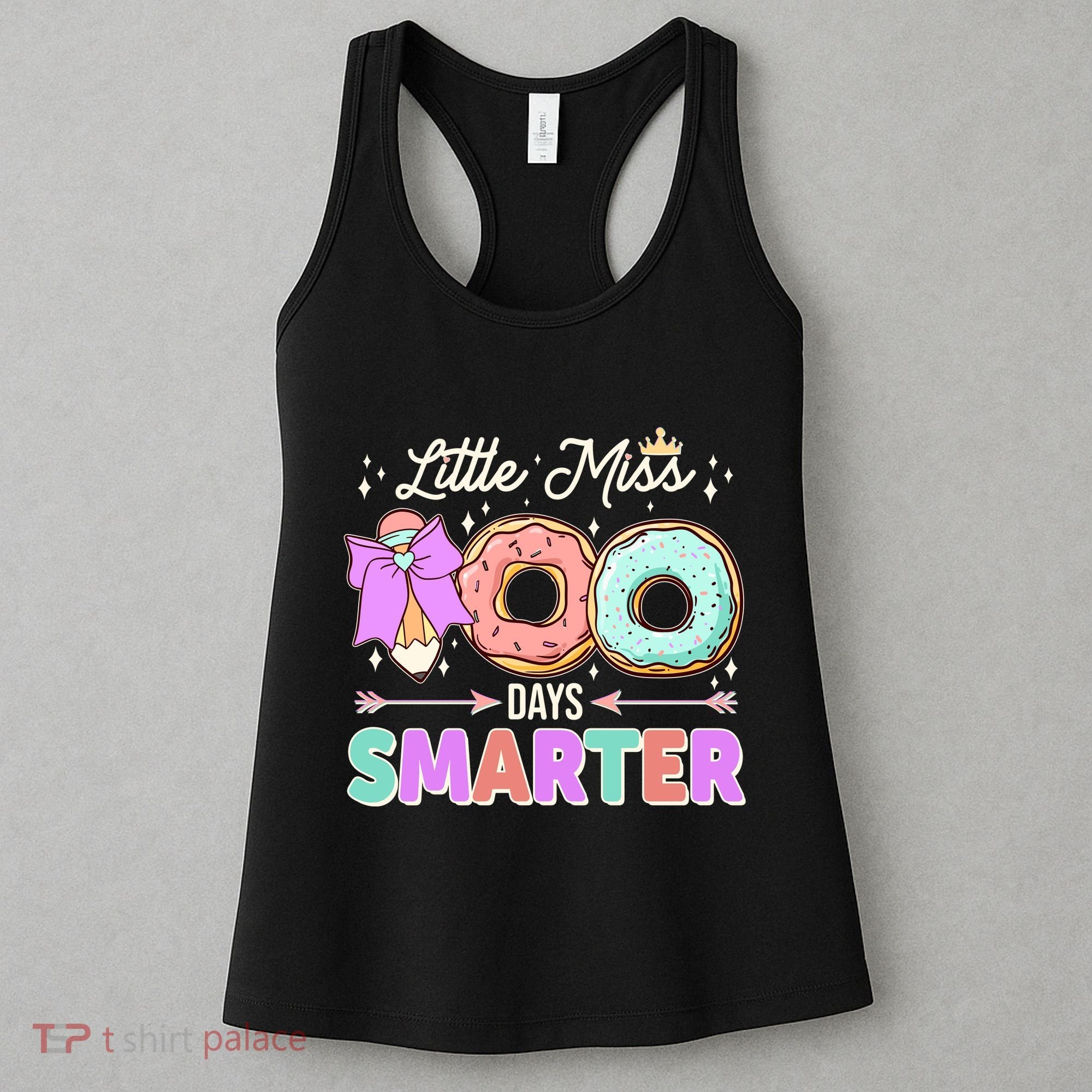 Cute Little Miss 100 One Hundred Days Smarter Women's Tank Top