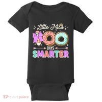 Cute Little Miss 100 One Hundred Days Smarter Baby Bodysuit thumb 0