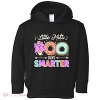 Cute Little Miss 100 One Hundred Days Smarter Toddler Hoodie thumb 0