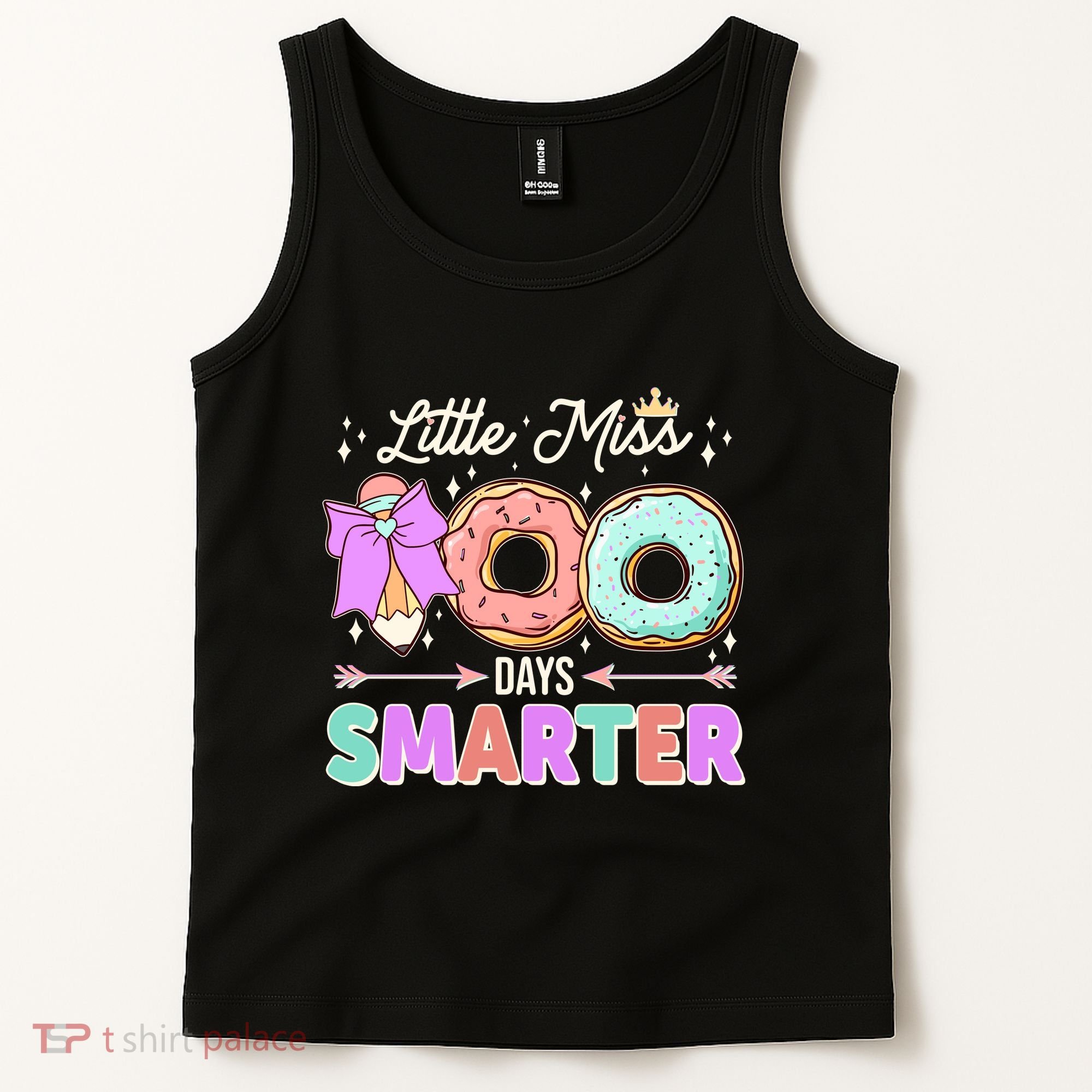 Cute Little Miss 100 One Hundred Days Smarter Tank Top