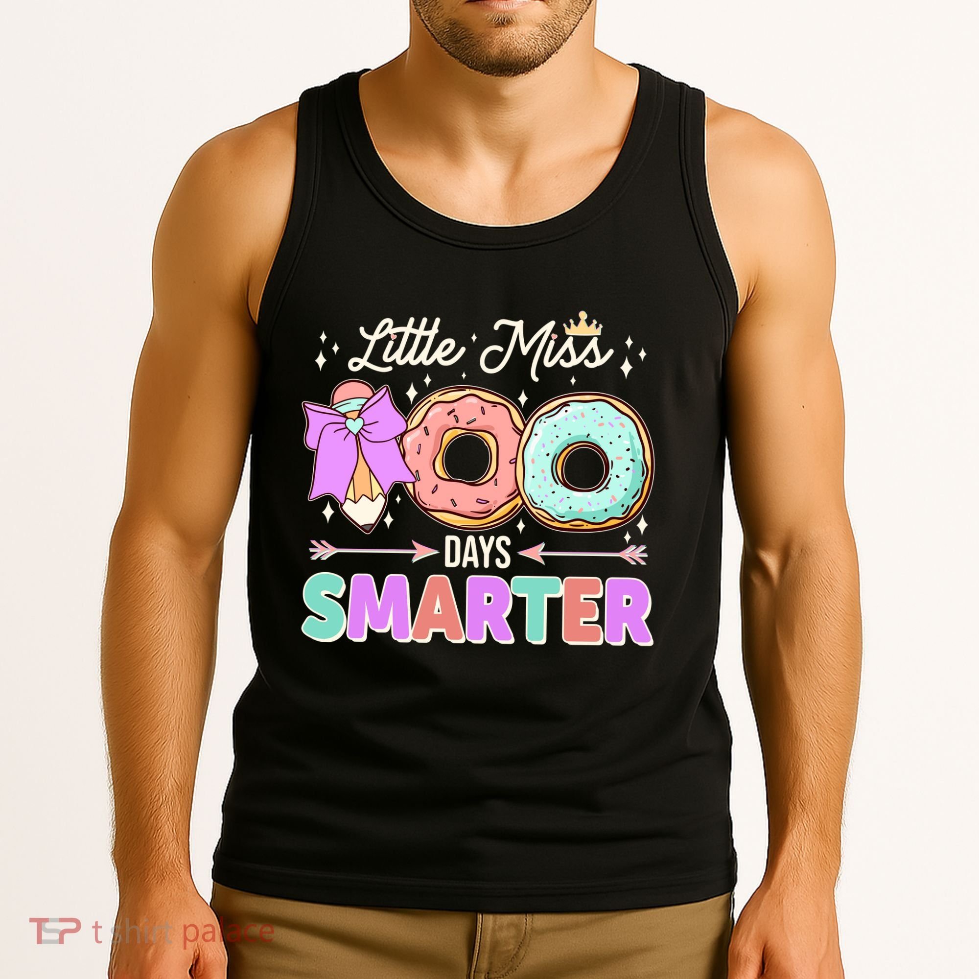 Cute Little Miss 100 One Hundred Days Smarter Tank Top