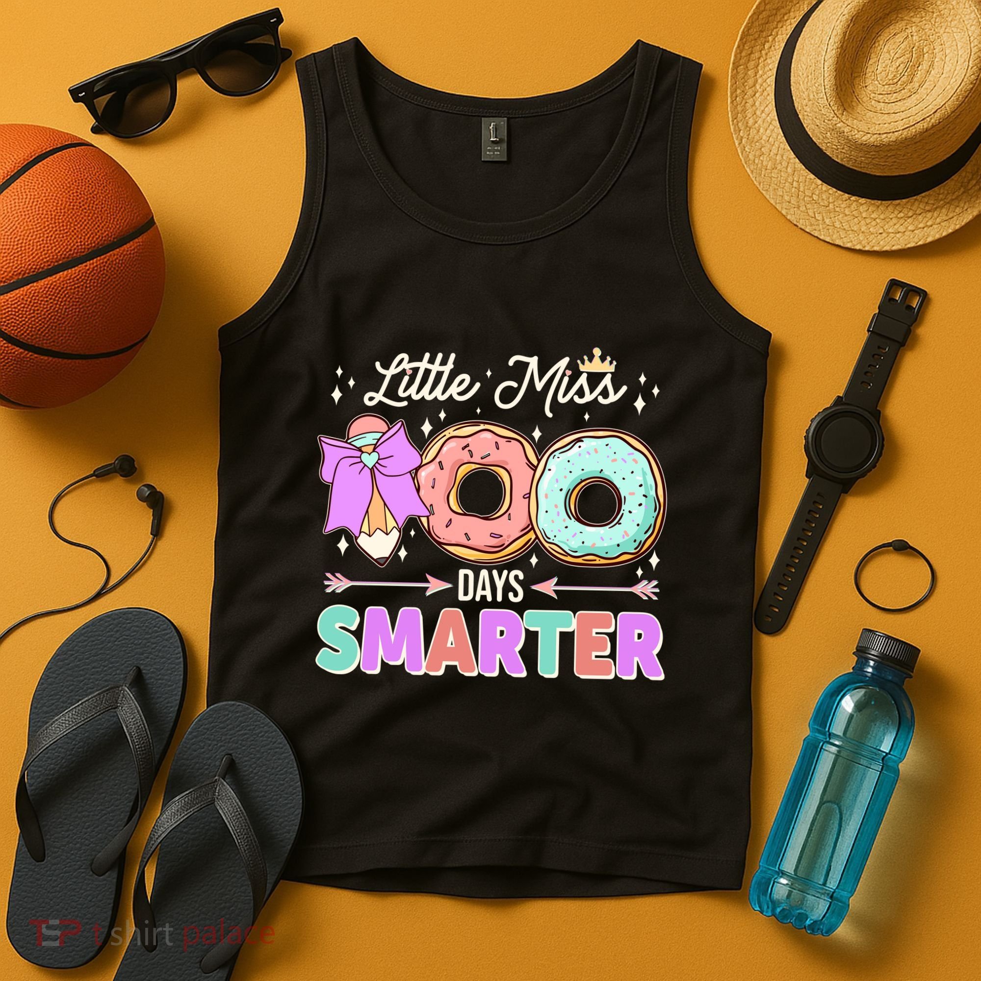 Cute Little Miss 100 One Hundred Days Smarter Tank Top
