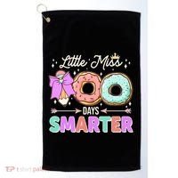 Cute Little Miss 100 One Hundred Days Smarter Golf Towel thumb 0