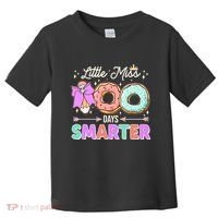Cute Little Miss 100 One Hundred Days Smarter Toddler T-Shirt thumb 0