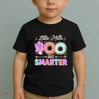 Cute Little Miss 100 One Hundred Days Smarter Toddler T-Shirt thumb 2