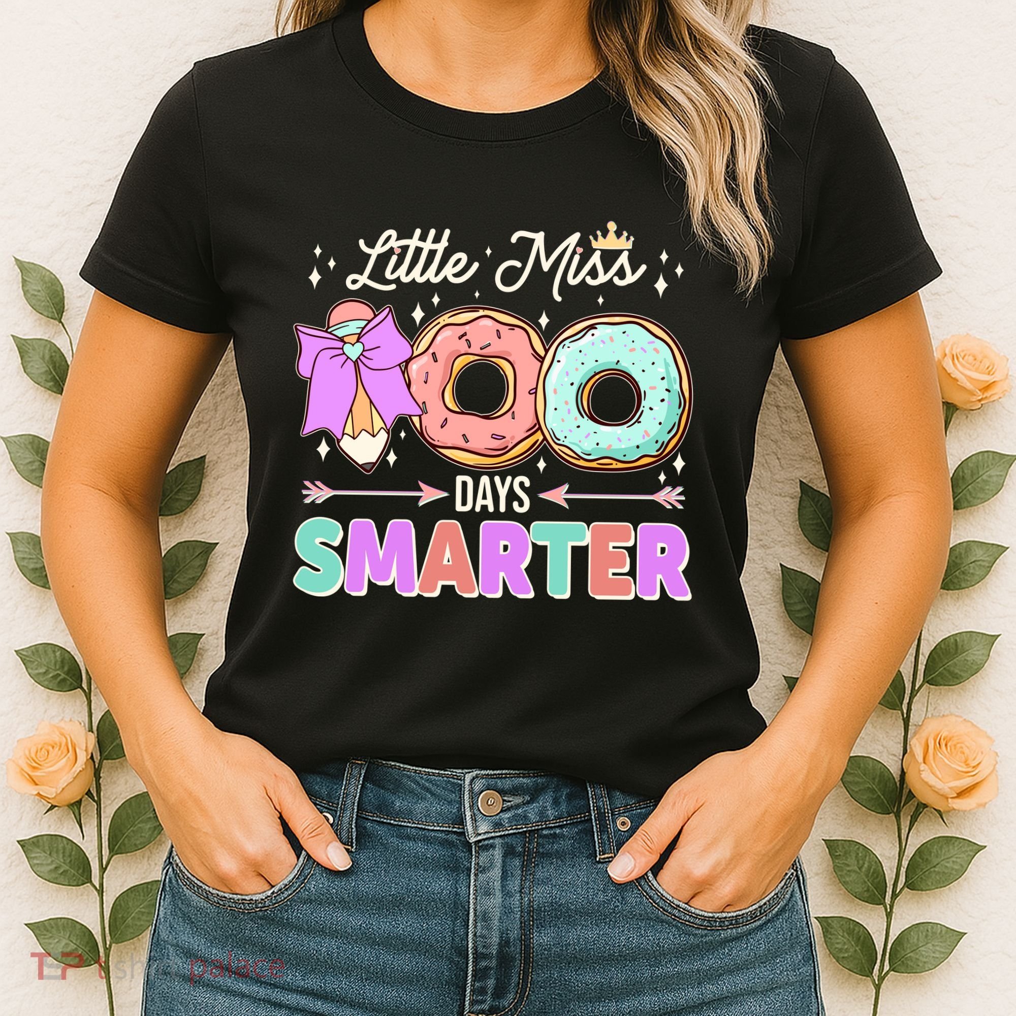 Cute Little Miss 100 One Hundred Days Smarter Women's T-Shirt