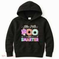 Cute Little Miss 100 One Hundred Days Smarter Kids Hoodie thumb 0