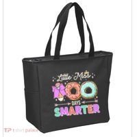 Cute Little Miss 100 One Hundred Days Smarter Tote Bag thumb 2