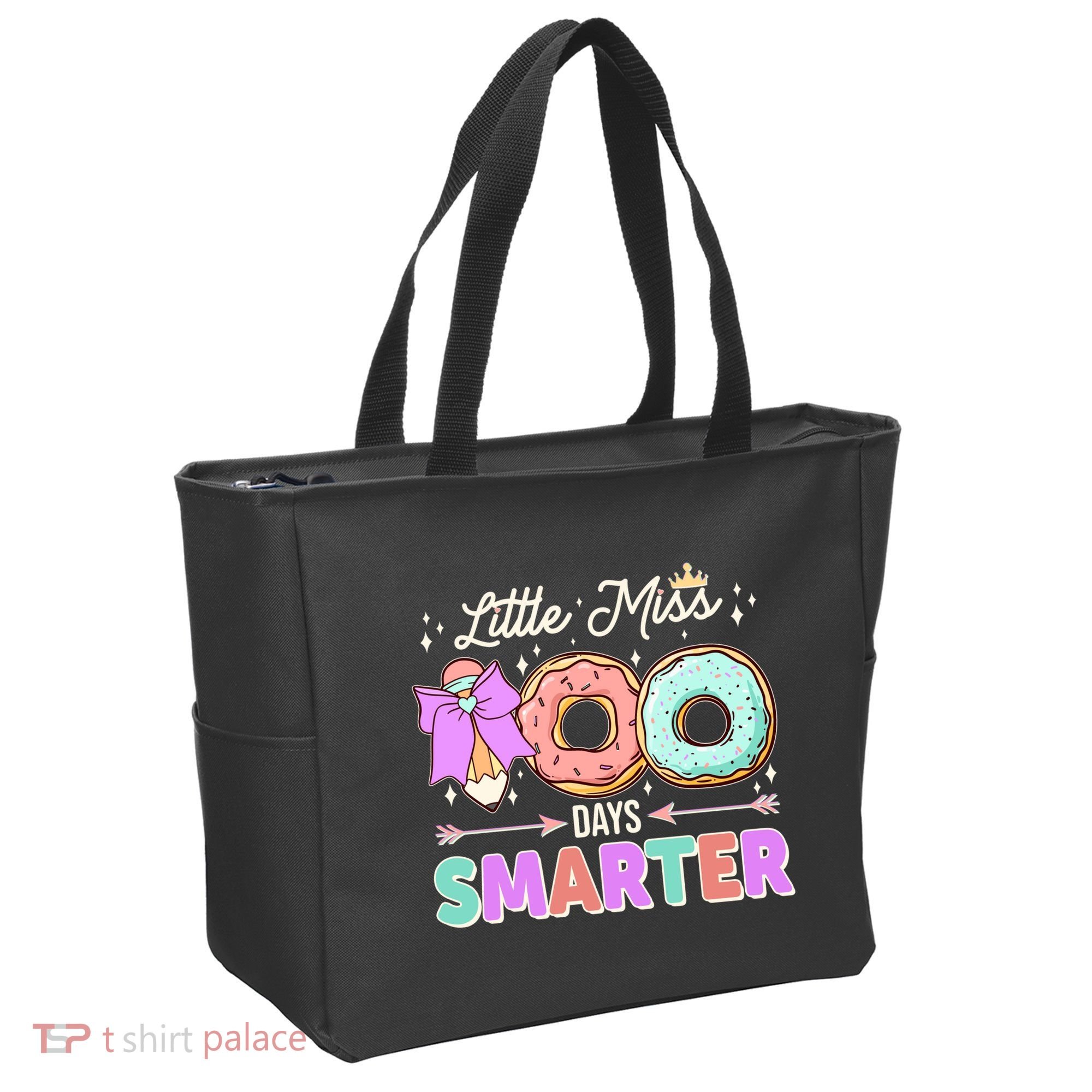 Cute Little Miss 100 One Hundred Days Smarter Tote Bag