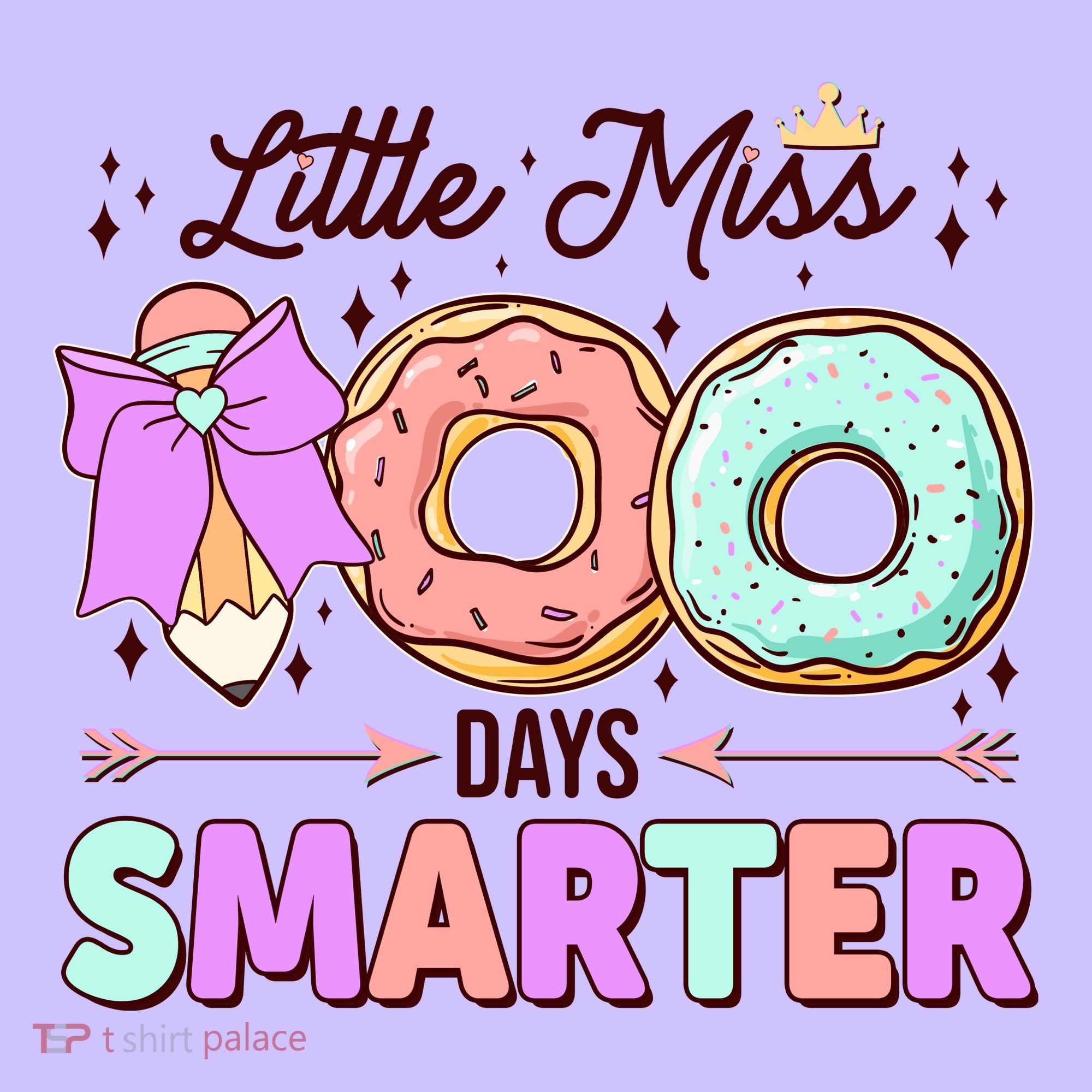 Cute Little Miss 100 One Hundred Days Smarter Mousepad