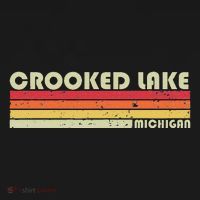 Crooked Lake Michigan Funny Fishing Camping Summer Gift Women's Tank Top thumb 5