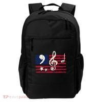 Comma La Music Notes Music Teacher Elections Kamala Harris Backpack thumb 0