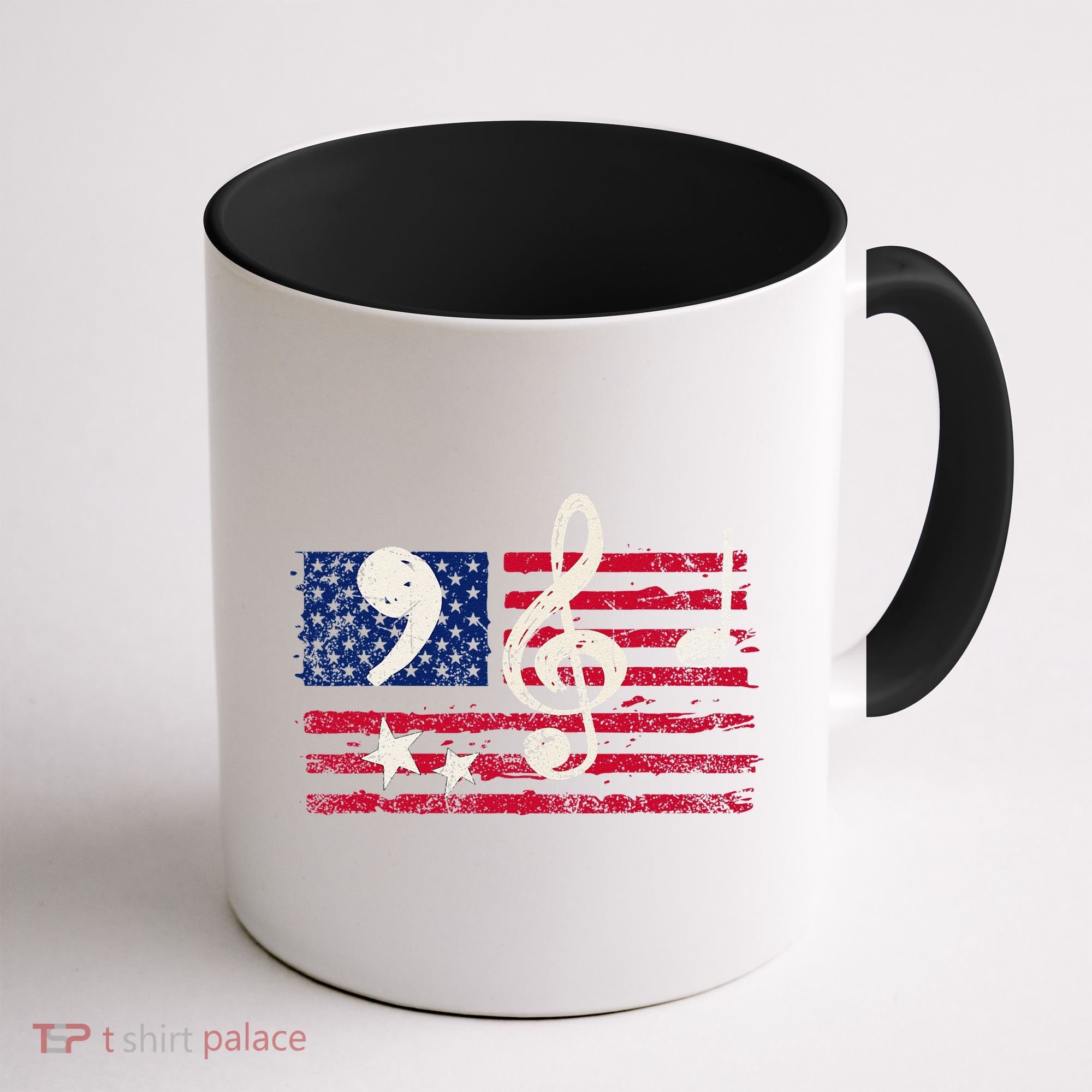 Comma La Music Notes Music Teacher Elections Kamala Harris Coffee Mug