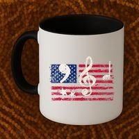 Comma La Music Notes Music Teacher Elections Kamala Harris Coffee Mug thumb 2