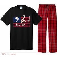 Comma La Music Notes Music Teacher Elections Kamala Harris Pajama Set thumb 0