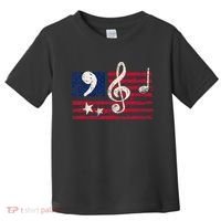 Comma La Music Notes Music Teacher Elections Kamala Harris Toddler T-Shirt thumb 0