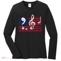 Comma La Music Notes Music Teacher Elections Kamala Harris Women's Long Sleeve Shirt thumb 0