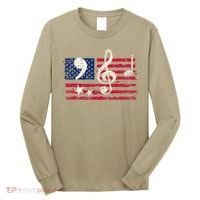 Comma La Music Notes Music Teacher Elections Kamala Harris Long Sleeve Shirt thumb 0