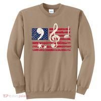 Comma La Music Notes Music Teacher Elections Kamala Harris Sweatshirt thumb 0