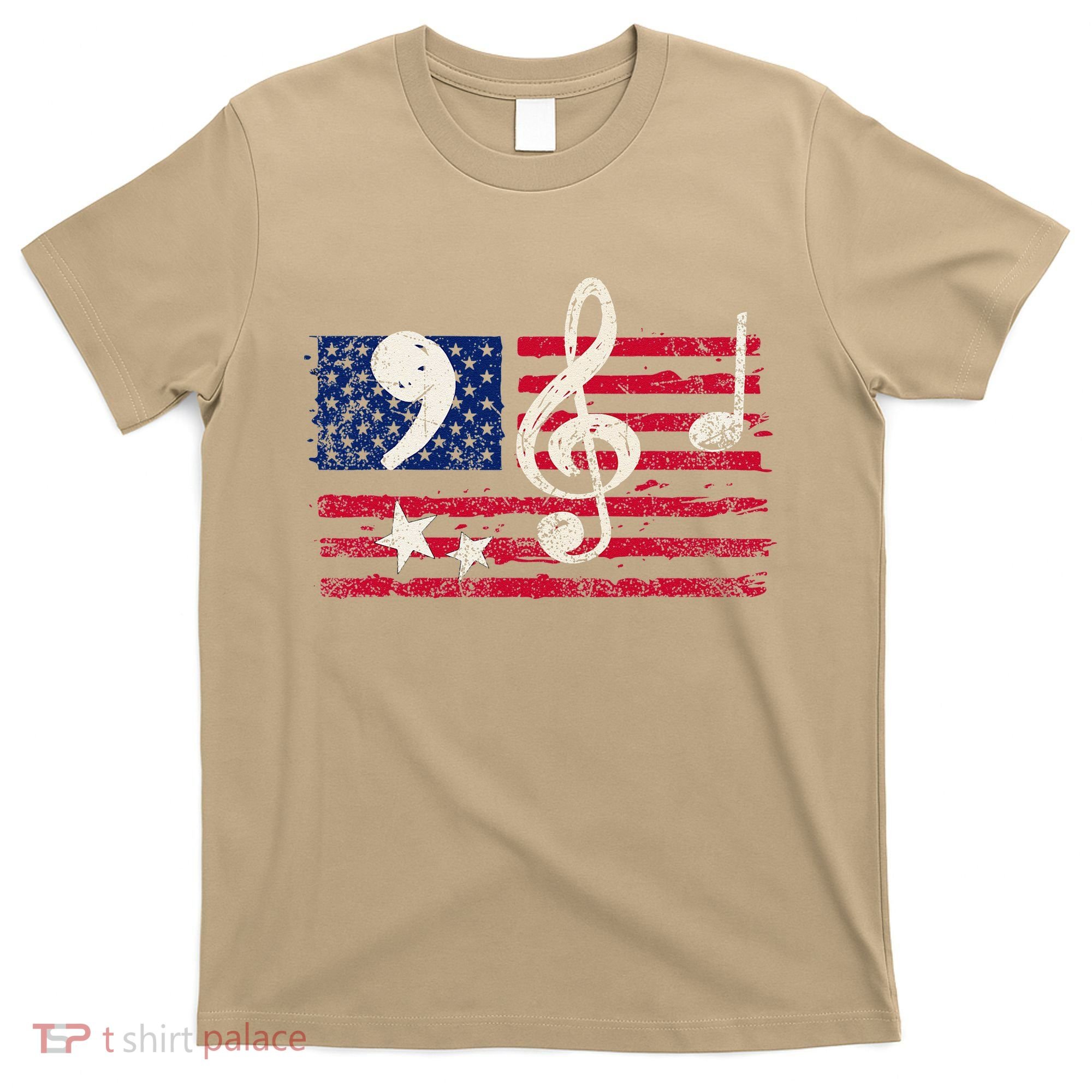 Comma La Music Notes Music Teacher Elections Kamala Harris T-Shirt