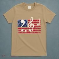 Comma La Music Notes Music Teacher Elections Kamala Harris T-Shirt thumb 5