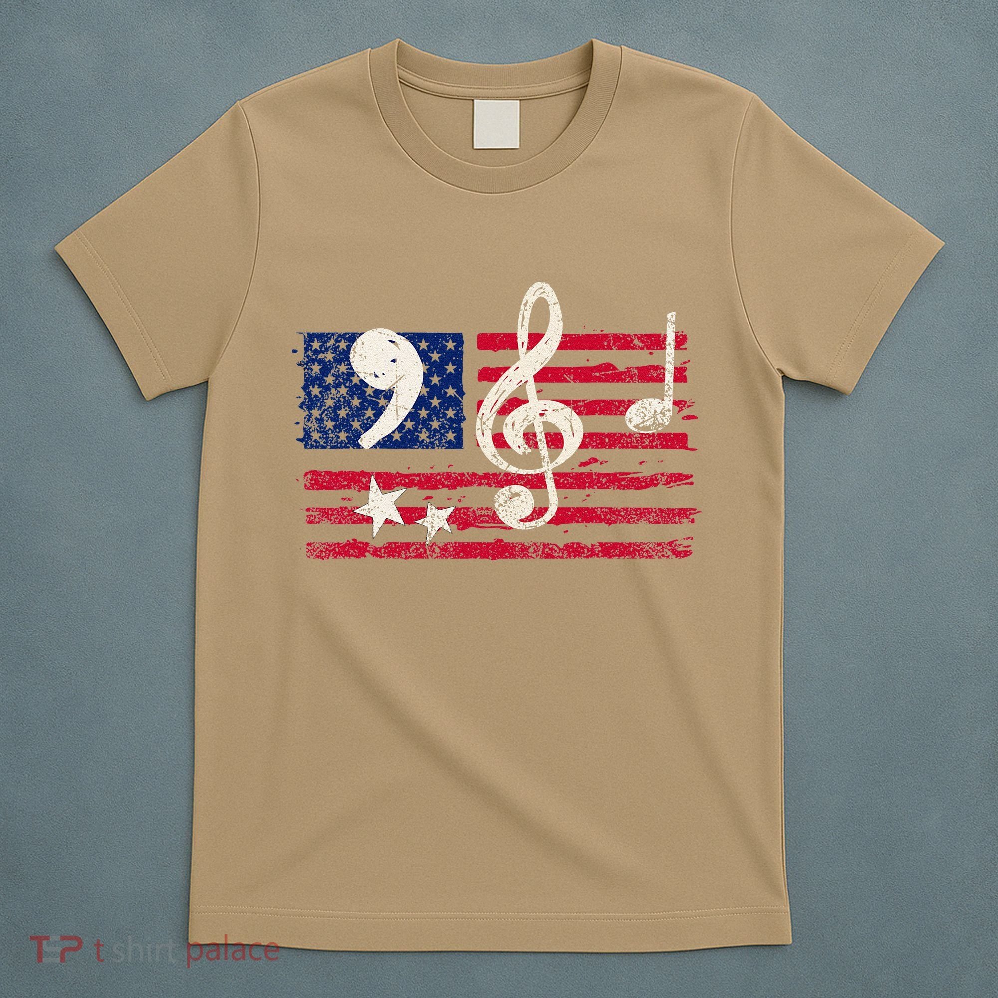 Comma La Music Notes Music Teacher Elections Kamala Harris T-Shirt