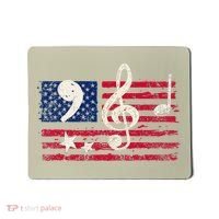 Comma La Music Notes Music Teacher Elections Kamala Harris Mousepad thumb 0
