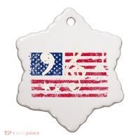 Comma La Music Notes Music Teacher Elections Kamala Harris Ceramic Ornament thumb 0