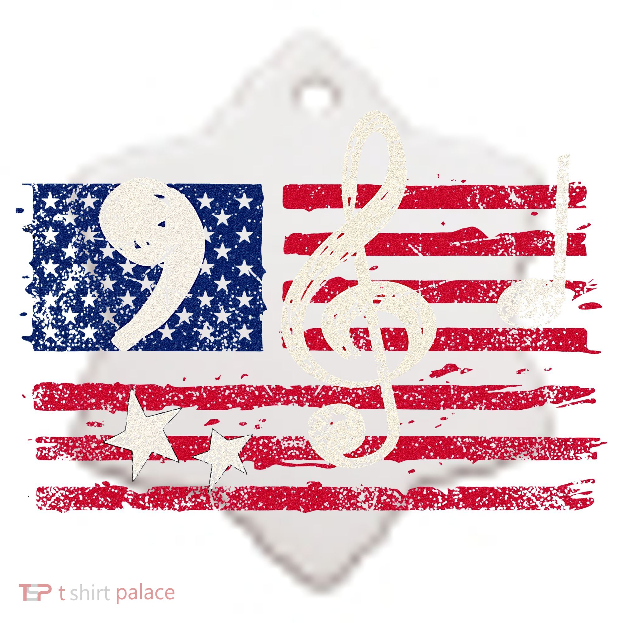 Comma La Music Notes Music Teacher Elections Kamala Harris Ceramic Ornament
