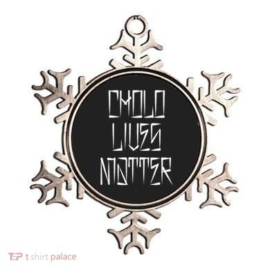 Cholo Lives Matter Latino Mexican Raza Chicano Oldies Chola Ornament