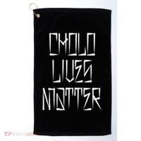 Cholo Lives Matter Latino Mexican Raza Chicano Oldies Chola Golf Towel thumb 0
