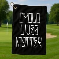 Cholo Lives Matter Latino Mexican Raza Chicano Oldies Chola Golf Towel thumb 1