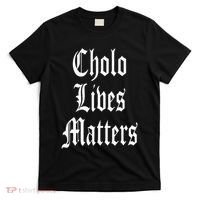 Cholo Lives Matter Latino Mexican Raza Chicano Oldies Brown T-Shirt thumb 0