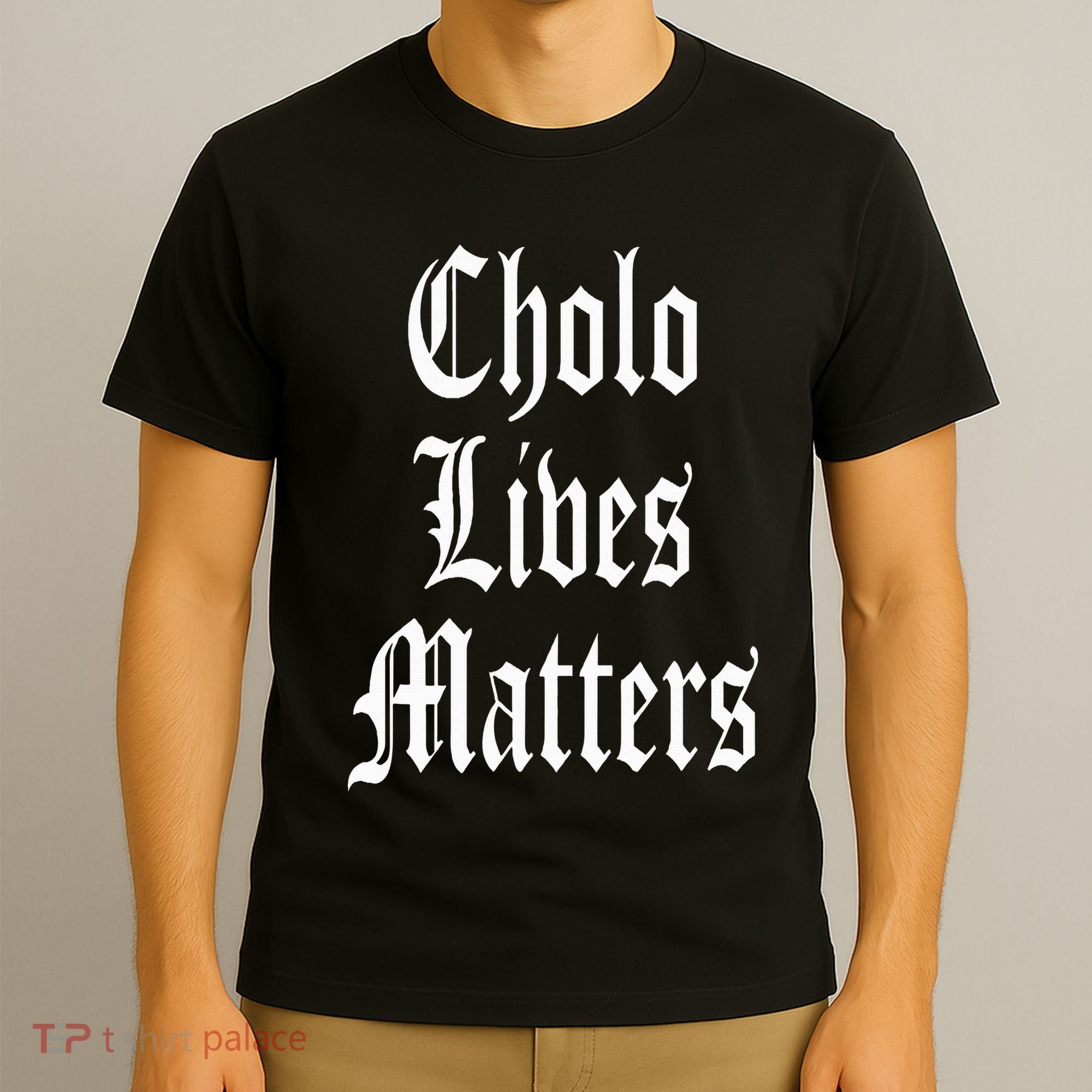 Cholo Lives Matter Latino Mexican Raza Chicano Oldies Brown T-Shirt