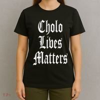 Cholo Lives Matter Latino Mexican Raza Chicano Oldies Brown T-Shirt thumb 4