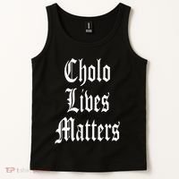 Cholo Lives Matter Latino Mexican Raza Chicano Oldies Brown Tank Top thumb 2