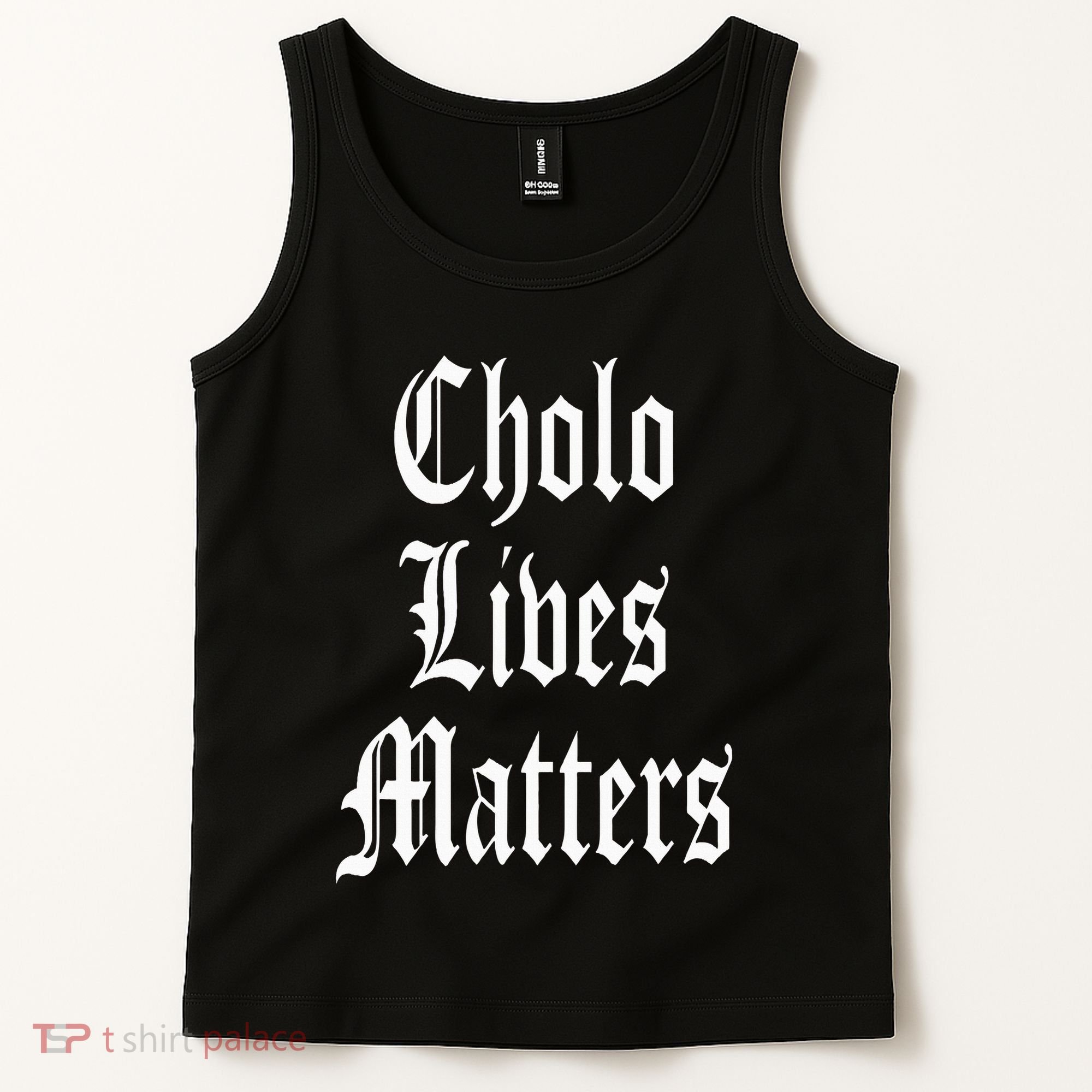 Cholo Lives Matter Latino Mexican Raza Chicano Oldies Brown Tank Top